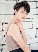 耳かけショートボブ&ハイライト[西宮北口/門戸厄神]