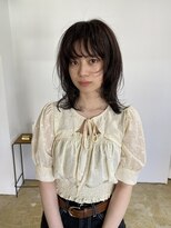 ガタカ(GATTACA)&nbsp;顔まわりレイヤーとカーキブラウン。