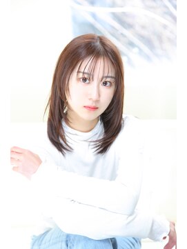 アエレ(Aere) 【Aere池袋】シースルーバング×セミロング×ストレート☆小林