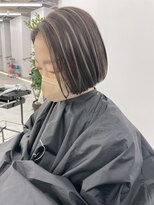 ブラウン(Brown) イメチェンヘアスタ イルハイライトカラー/藤沢