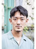 コンマバング/マッシュ/ツーブロック