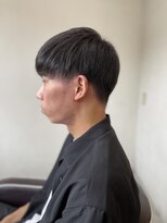 ソイクフ(SOY KUFU)&nbsp;MEN’S HAIR カルマパーマ束感アッシュブラック