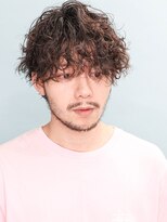 ルックグッドストア(LOOK GOOD STORE) 束感ツーブロックマッシュパーマウルフ波巻きスキンフェード246