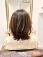 ヘアー グリーン(hair green) ボブに飽きたらレイヤーを入れて軽い動きのあるレイヤーボブ