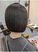 ぱっつんボブ