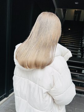 ロンド レア 天神大名店(Lond Le’a) 天神大名ダブルカラーケアブリーチハイトーンレイヤーカット韓国