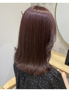 ガーデン オオタカノモリ(garden otakanomori) ミディアム/外ハネミディ/暖色カラー/ピンクカラー/ブリーチなし