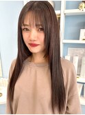 #艶カラー#ブラウンカラー#ロング
