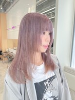 ユーリ(JUURI)&nbsp;ラベンダーベージュ / レイヤーカット/ブリーチカラー