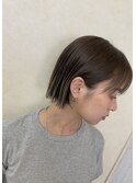デザインカラー 切りっぱなしボブ グラデーションカラー