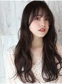 グレージュ×ルーズウェーブ【TELA HAIR】