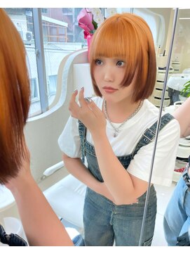 ガガ 心斎橋(GAGA) 韓国/ハイトーンカラー/ワンホンヘア/レイヤーカット/髪質改善