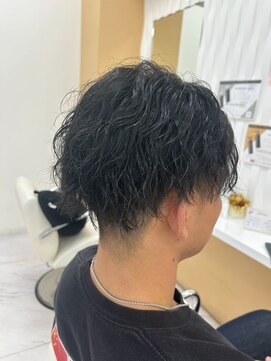 ヘアポジションにかほ 波巻きパーマ