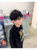 小学生男の子キッズパーマ