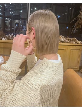 オアシス ガーデン 新越谷店(Oasis GaRDEN) ワンレンミルクティーベージュ