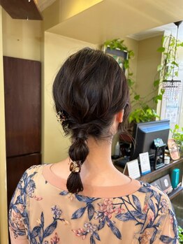 ヘアーアンドメイク キノトロープ(H&M KINOTOLOPE)の写真/フォーマルなセットからカジュアルなセットまでお任せあれ♪[本郷三丁目/春日]