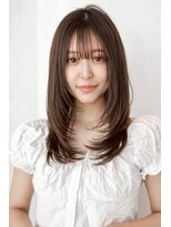 イルハバナ 渋谷(ill HAVANA)&nbsp;イメチェン　レイヤーカット　フルバング　小顔　大人かわいい