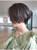 前髪長めショート/ショートカット/ショートヘア/20代/30代/40代
