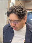 極道パーマスキンフェードコントラストハイライトリバースパーマ