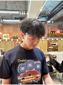 シャドウパーマナチュラルマッシュケアパーマ眉毛カット