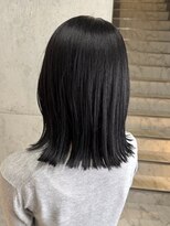 ルノン(LUNON) ハイライトカラーくびれヘアアプリコットオレンジ