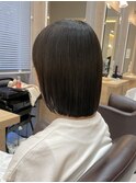 切りっぱなしボブ