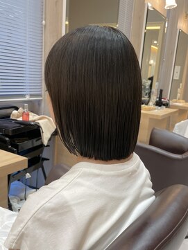 ユウヘアー 千代田橋店(U Hair) 切りっぱなしボブ