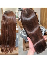 テラスヘア 長岡(TERRACEhair)&nbsp;しゃきんとならないナチュラルに曲がる髪質改善縮毛矯正。