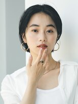 ソワネ 表参道(soigne) 表参道白髪ぼかしハンサムショートカットアッシュブラウン30代