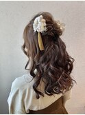 【卒業式ヘアセット】結婚式/銀座/ショートボブ/和装/アレンジ