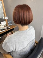 ソトエアンドマーブ 久喜店(SOTOE&marbb)&nbsp;オレンジブラウンで作る柔らかショート