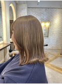 〈キシタクヘアー〉髪質改善×グレージュ