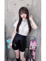 シックス バイ インク 渋谷(SIX by INK.)&nbsp;ダークブルー/デジタルパーマ/ワンホンレイヤー[渋谷]