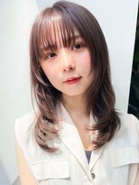 ルノヘアー(Lunohair) 艶髪◎ココアベージュ/ワンホンレイヤーカット/似合わせカット