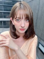 リークフー(Ree cu fuu)&nbsp;垢抜けレイヤーカット/シースルーバング◎春夏ベージュカラー