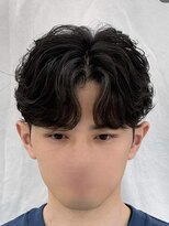 メンズヘアセンス 渋谷(MEN'S HAIR SENSE)&nbsp;ニュアンスパーマ/センターパート/メンズ/眉毛/フェザーパーマ