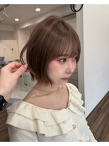 ハピネス クローバー 八木店(Happiness CLOVER)&nbsp;ベージュカラーレイヤーボブ