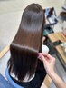 【お悩み解決】朝の時短◎柔らかさ極まる美髪矯正+カット+5StepTr¥22000