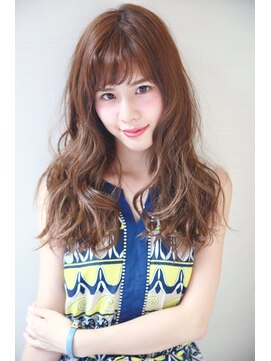 クロワ(croix) 【croix】フリンジバング×mellow wave