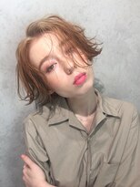 クレアール 恵比寿店(CREAR)&nbsp;【CREAR 恵比寿/代官山】外ハネボブアッシュブラウンネオウルフ