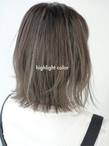 スパ ヘアーデザイン(SPA hair design) 切りっぱなし×抜け感ハイライトカラー