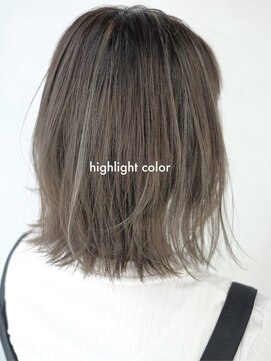 スパ ヘアーデザイン(SPA hair design) 切りっぱなし×抜け感ハイライトカラー