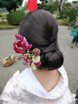 天使の髪 きれいめシニヨン