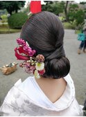 きれいめシニヨン
