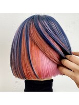 クク(QUQU)&nbsp;ミックスデザインカラーボブ