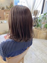 マロウ(mallow)&nbsp;《花屋併設》ミルクティーベージュボブ@20代30代40代