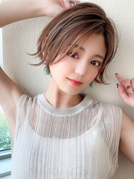 ラルユー 金山(LallYou) 外ハネ/くびれ/春カラー/ミニボブ/ラベンダーカラー