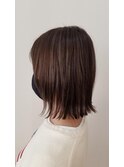 切りっぱなしボブ