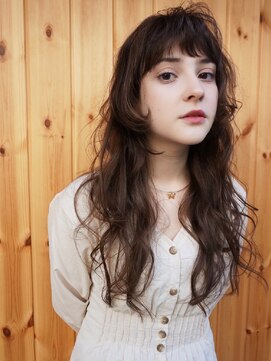 ブゾン(buZon) 【buZonブゾン】ゆるパーマ×アッシュベージュ