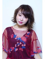 クシュ 所沢西口プロぺ通り(kusyu... )&nbsp;ペールベージュセクションカラーグラデーションカラー外ハネボブ